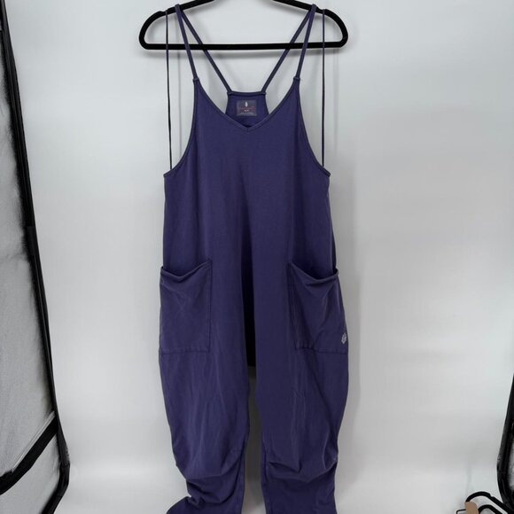 Free People Movement Hot Shot Onesie Purple XS - Picture 2 of 8